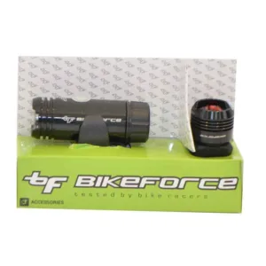 Set lampa fata spate BikeForce Blinder Knob 3/2 functii USB