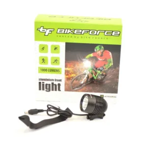 Lampa fata BikeForce xRay Black 1000 LUM cu acumlator Li-Ion