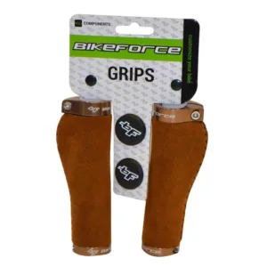 Manson BikeForce Ergo 137mm piele Lock-On marou deschis