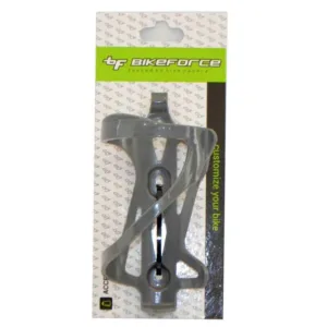 Suport bidon plastic BikeForce gri