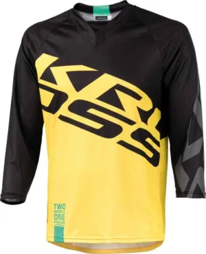 Tricou barbat enduro 3/4 Kross Hyde green size L
