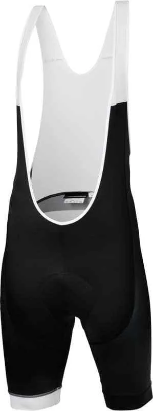 Pantaloni cu bretele Kross Pave Bib Shorts black-white size L