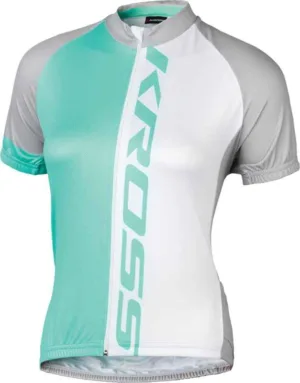 Tricou dama Kross Flow Lady azure size S