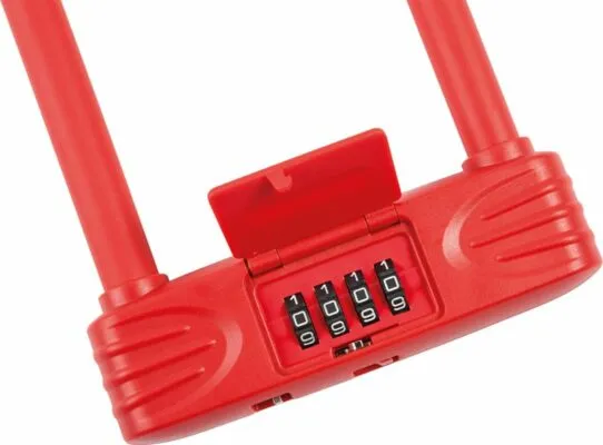 Lacat U-Lock cu cifru Kross KZU 250 146 mm x 227 5 mm red