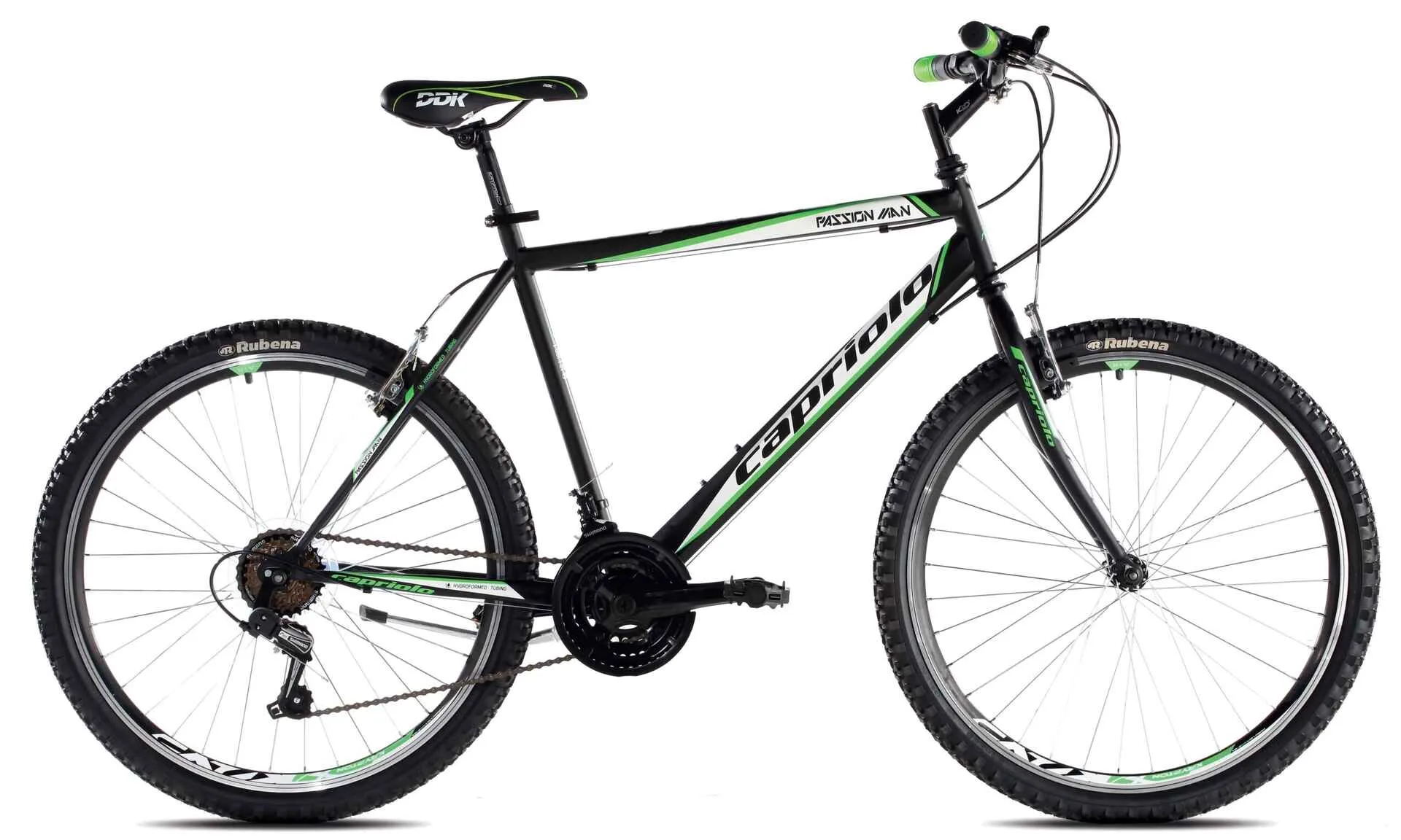 Bicicleta MTB 26 Capriolo Passion barbati negru alb verde 21