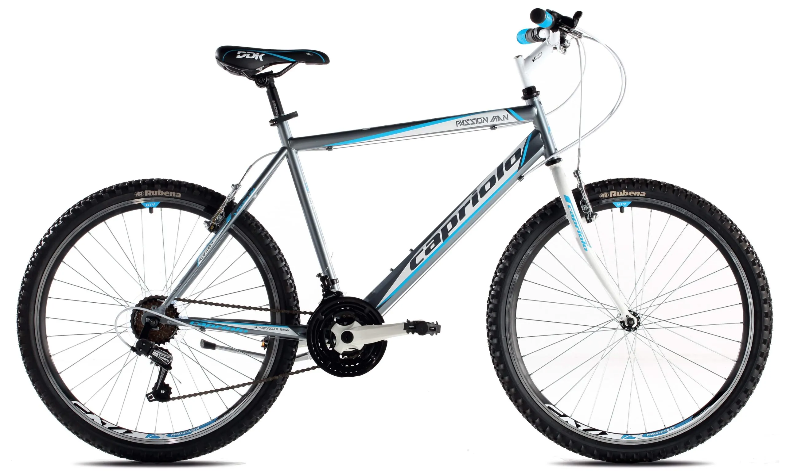 Bicicleta Capriolo Passion Man graphite-white-blue 21