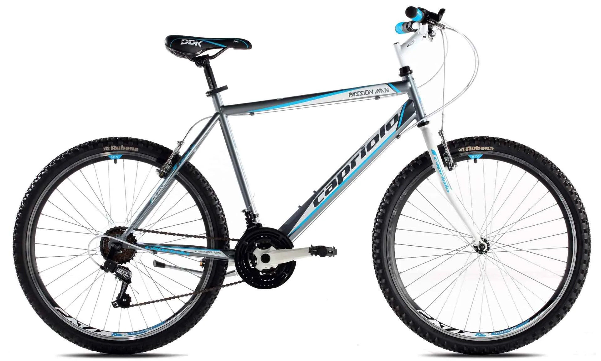Bicicleta MTB 26 Capriolo Passion barbati grafit alb albastru 23
