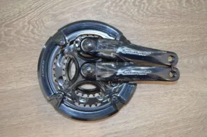 Angrenaj Krypton-X aluminiu patrat T28/38/48 negru 175mm