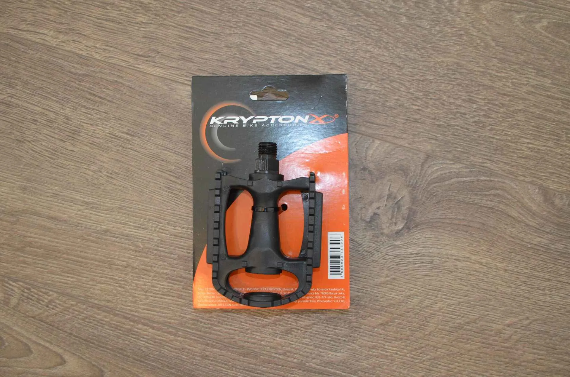 Pedale PVC trekking/urban/city cu coronita ax 14mm Krypton-X