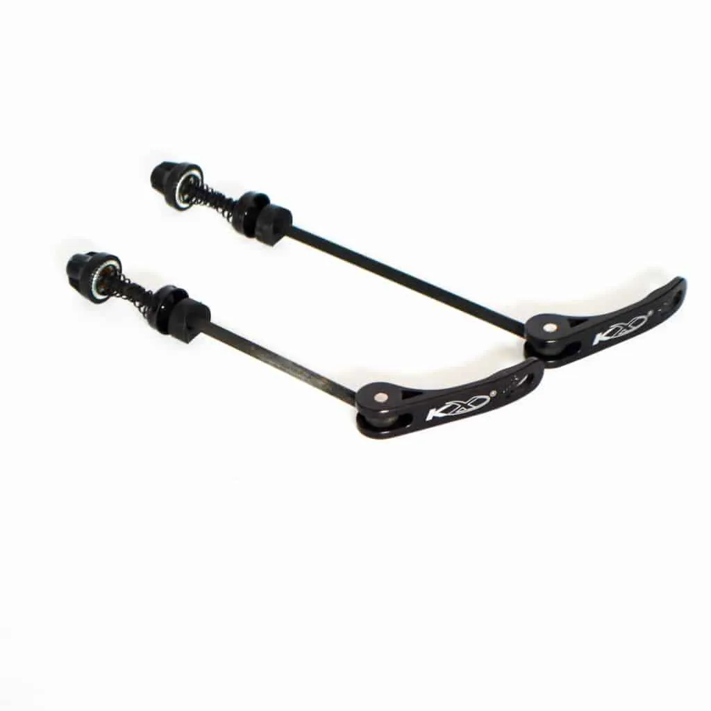 Cheie rapida MTB roata fata/spate aluminiu negru