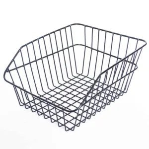 Cos spate metal negru 38x31x18 cm