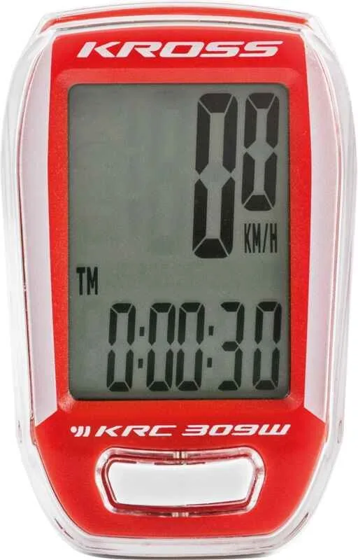 Kilometraj Kross KRC 309 9-functii wireless white-red