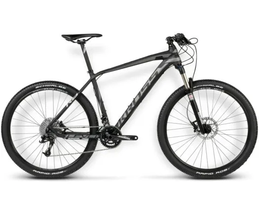 Bicicleta Kross Level 8 27 L black-graphite-silver mat