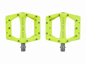 Pedale RFR flat CM neon yellow