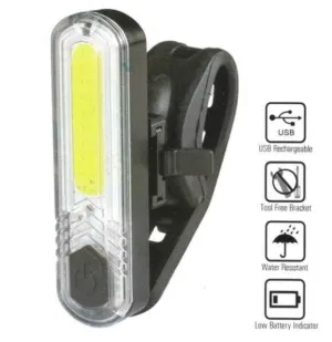 Lampa fata BikeForce-8 functii-60 LM-USB