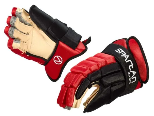 Manusi Hockey Senior Spartan rosu negru - imagine 2