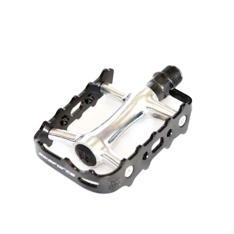 Pedale Bikeforce MTB ComfortRace aluminiu negru/silver