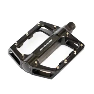 Pedale Bikeforce Platform aluminiu cu pinuri schimbabile negru