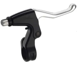 Maneta frana stanga-dreapta negru/argintiu