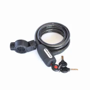 Lacat spiral Bikeforce cu cheie 10x1800mm