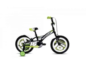 Bicicleta copii 16 Capriolo Mustang negru verde