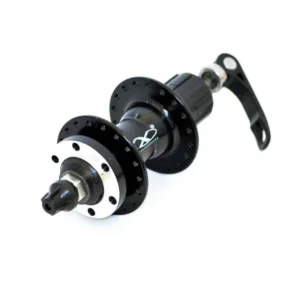 Butuc spate pe caseta disc 36H 10x135x145 mm QR negru