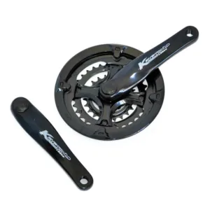 Angrenaj Krypton-X aluminiu patrat T22/32/42 negru 170mm