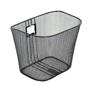 Cos fata metal negru prindere fixa 35x25x26.5 cm