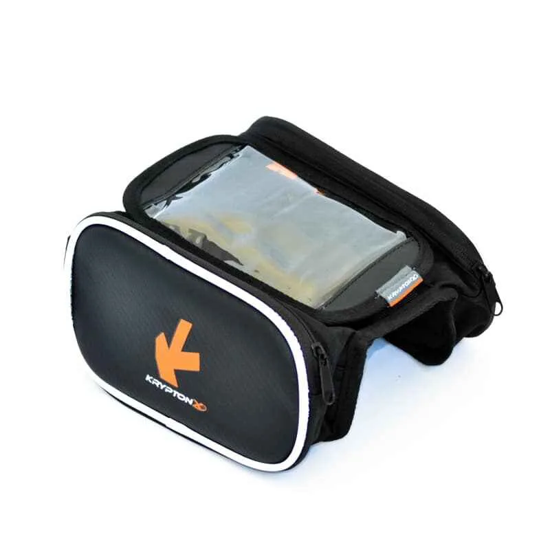 Borseta cadru cu doua compartimente