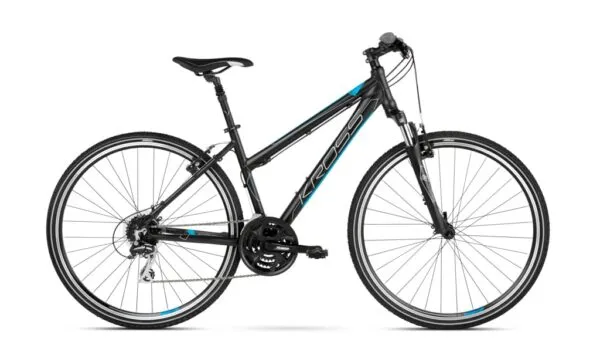 Bicicleta Kross Evado 3.0 28 DL black-blue-mate