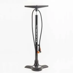 Pompa atelier Bikeforce cu manometru 160 PSI otel SV/FV BA-01