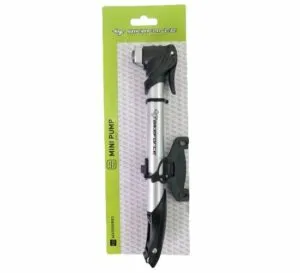 Pompa mini Bikeforce aluminiu 80 PSI SV/FV/DV BM-02