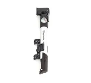 Pompa mini Bikeforce cu manometru aluminiu 80 PSI SV/FV/DV BM-04