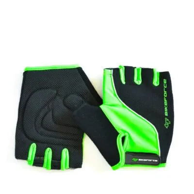 Manusi BIKEFORCE Slipy green-black XXL