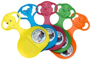 Snow Glider verde cu figurine