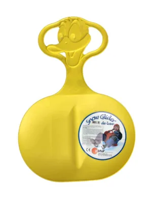 Snow Glider galben cu figurine