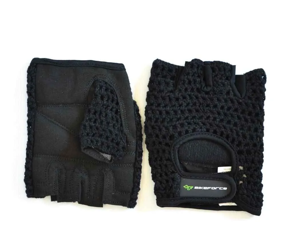 Manusi BIKEFORCE Fitness black S