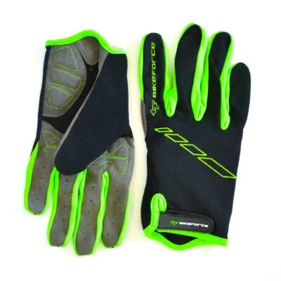Manusi BIKEFORCE Enduro green-black XL
