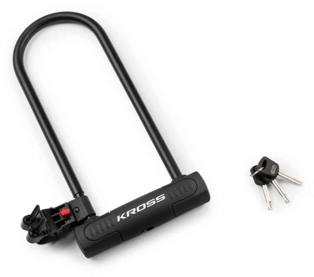 Lacat U-Lock cu cheie Kross KZU 350 180 X 350mm black