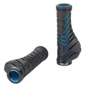 Mansoane XLC Ergonomic lock-on GR-S30 130 mm negru/albastru