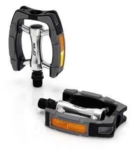 Pedale XLC City-Comfort aluminiu-plastic black-silver-grey