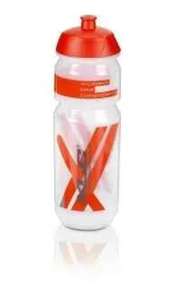 Bidon XLC WB-K03 750ml transparent-red
