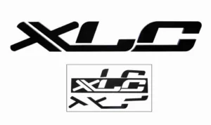 Sticker XLC 3D logo black 45 x 7 x 1cm