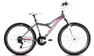 Bicicleta MTB 26 Capriolo Diavolo FS gri pink 19