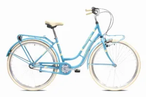 Bicicleta dama 28 Capriolo Bianka albastru N3 viteze 20