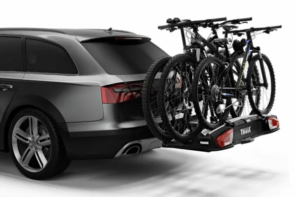 Thule VeloSpace XT 3 biciclete 13 pin argintiu aluminiu - imagine 4