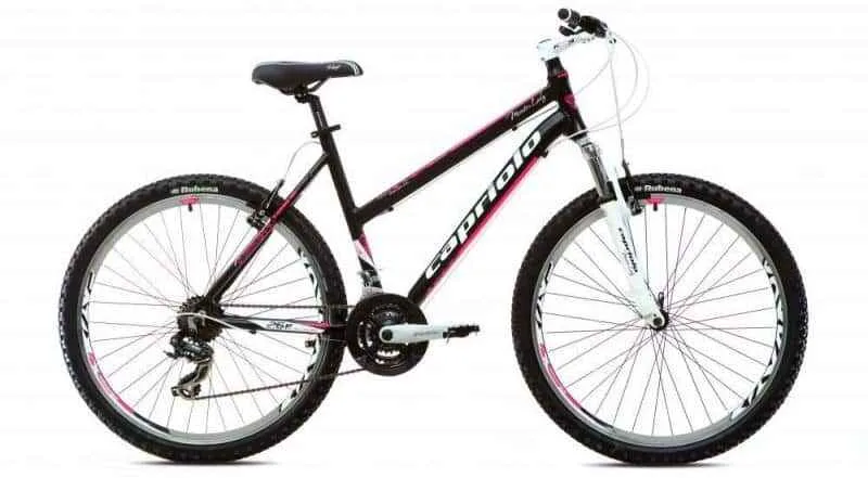 Bicicleta MTB 26 Capriolo Monitor dama negru rosu argintiu 17