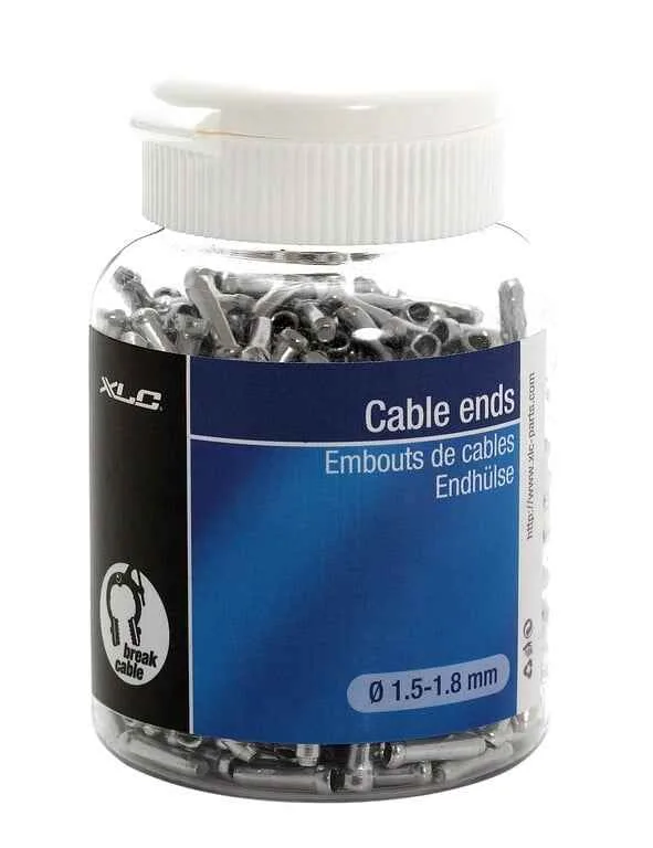 Capac cablu frana XLC 1.5-1.8 mm argintiu 500 bucati