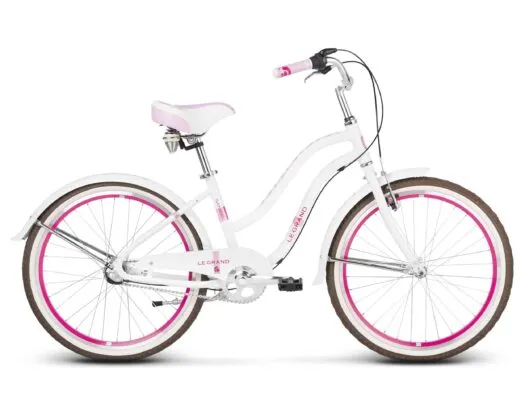 Bicicleta Le Grand Sanibel Jr 24 M white pink glossy