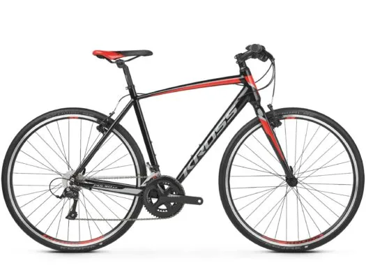 Bicicleta Kross Pulso 2.0 28 L black red silver glossy
